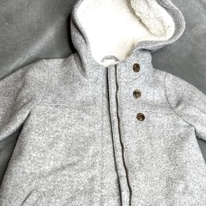 Little Girls Wool Winter Coat